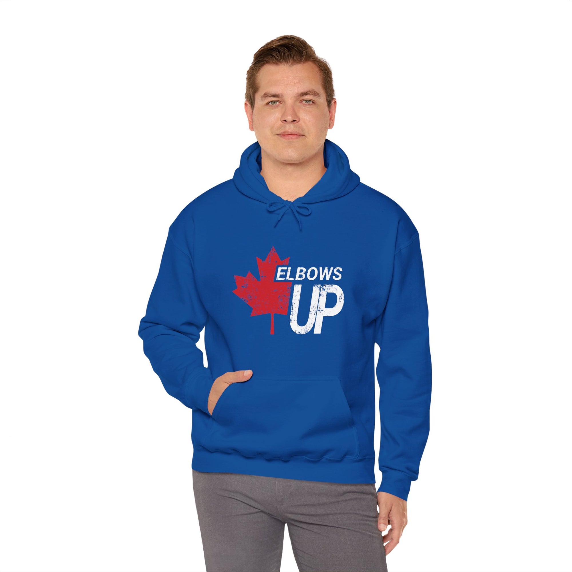 Elbows Up! (Maple Grunge) Hoodie