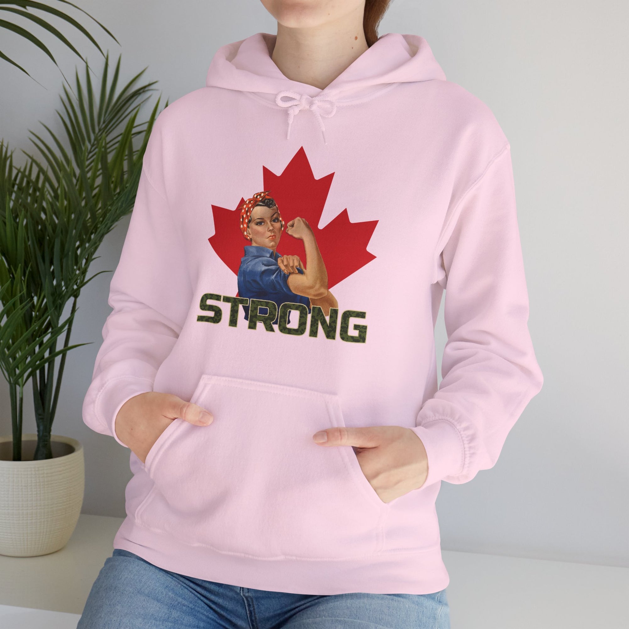 Canada Strong Woman Hoodie
