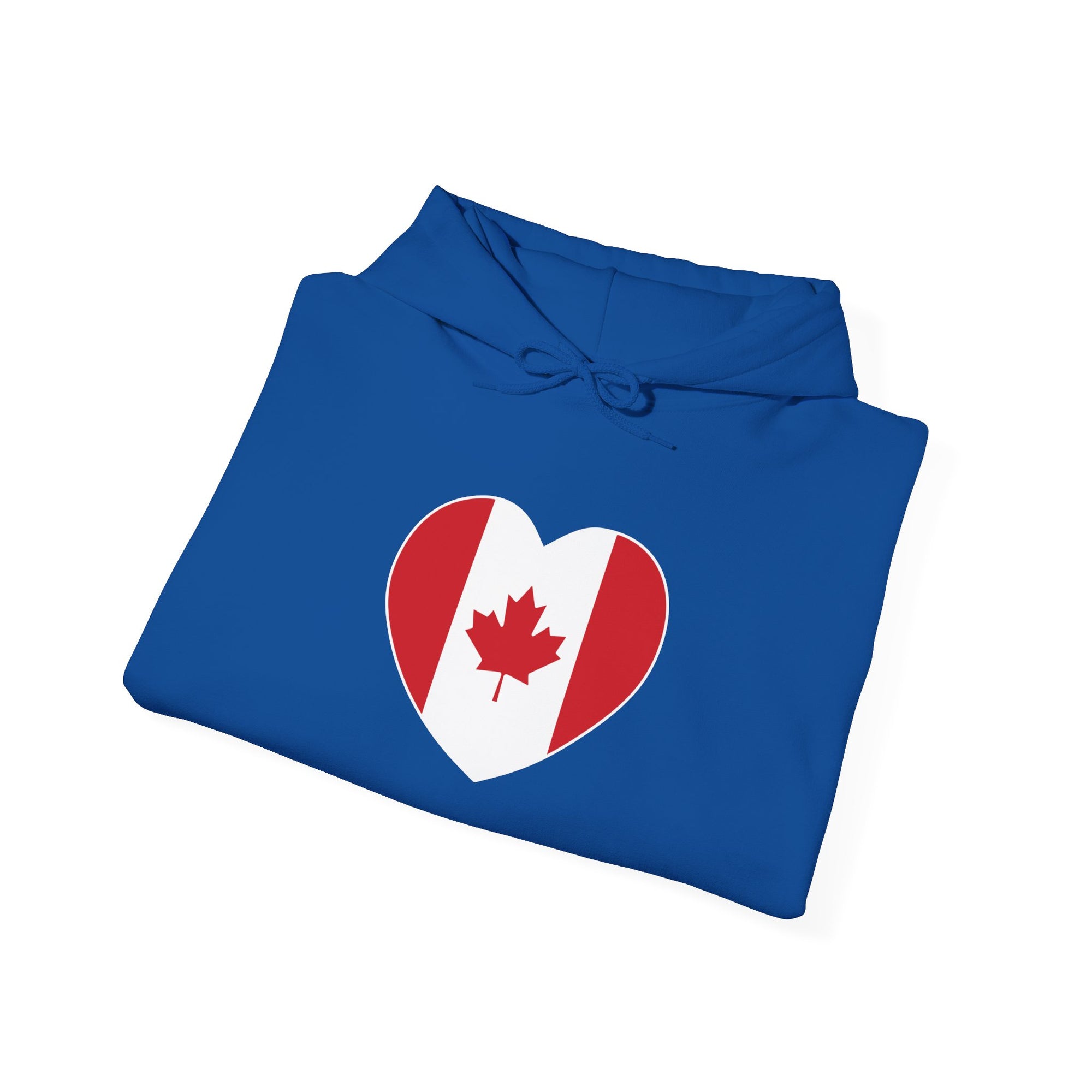 Canada Flag Heart Hoodie