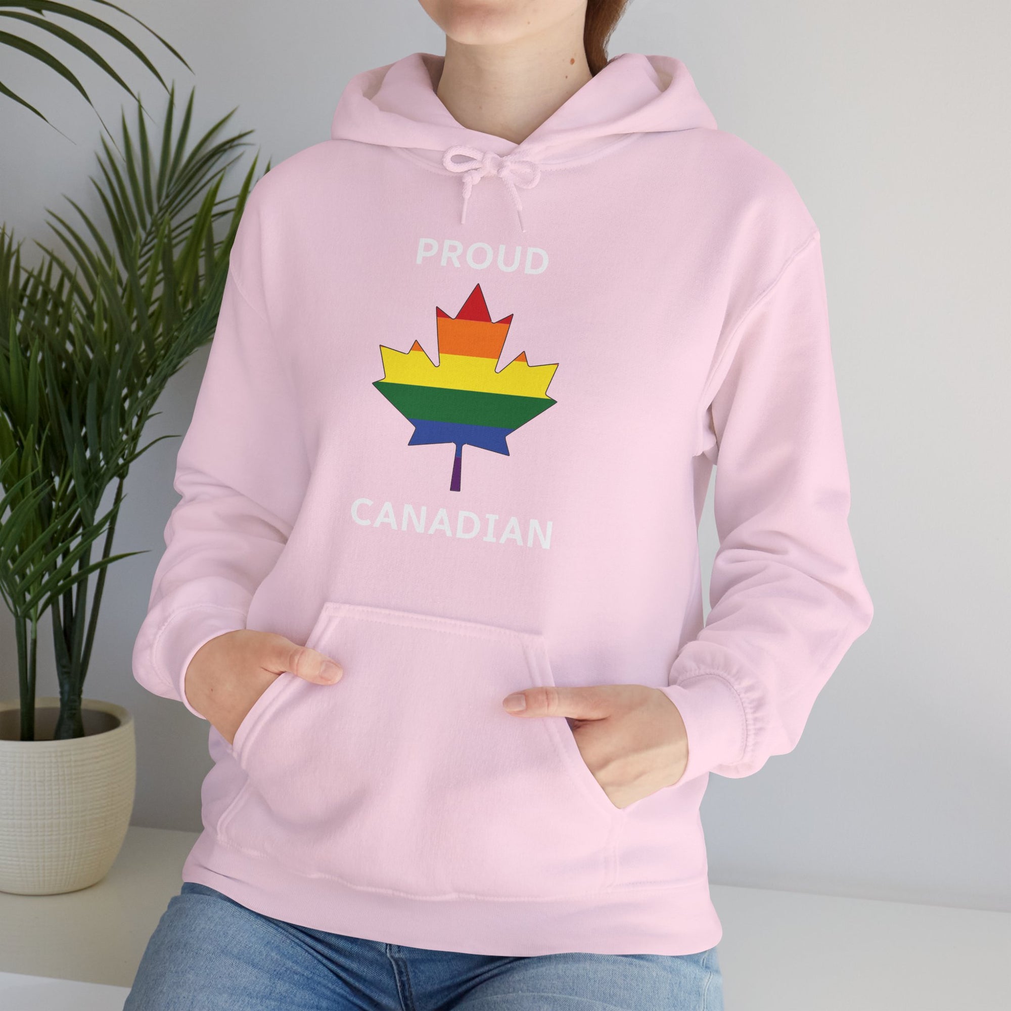 Proud Canadian Maple Leaf Hoodie