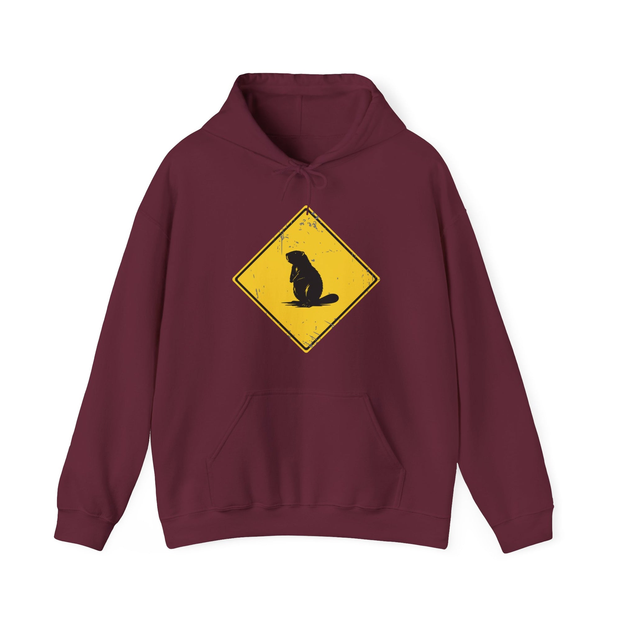 Beaver Crossing Hoodie Maroon