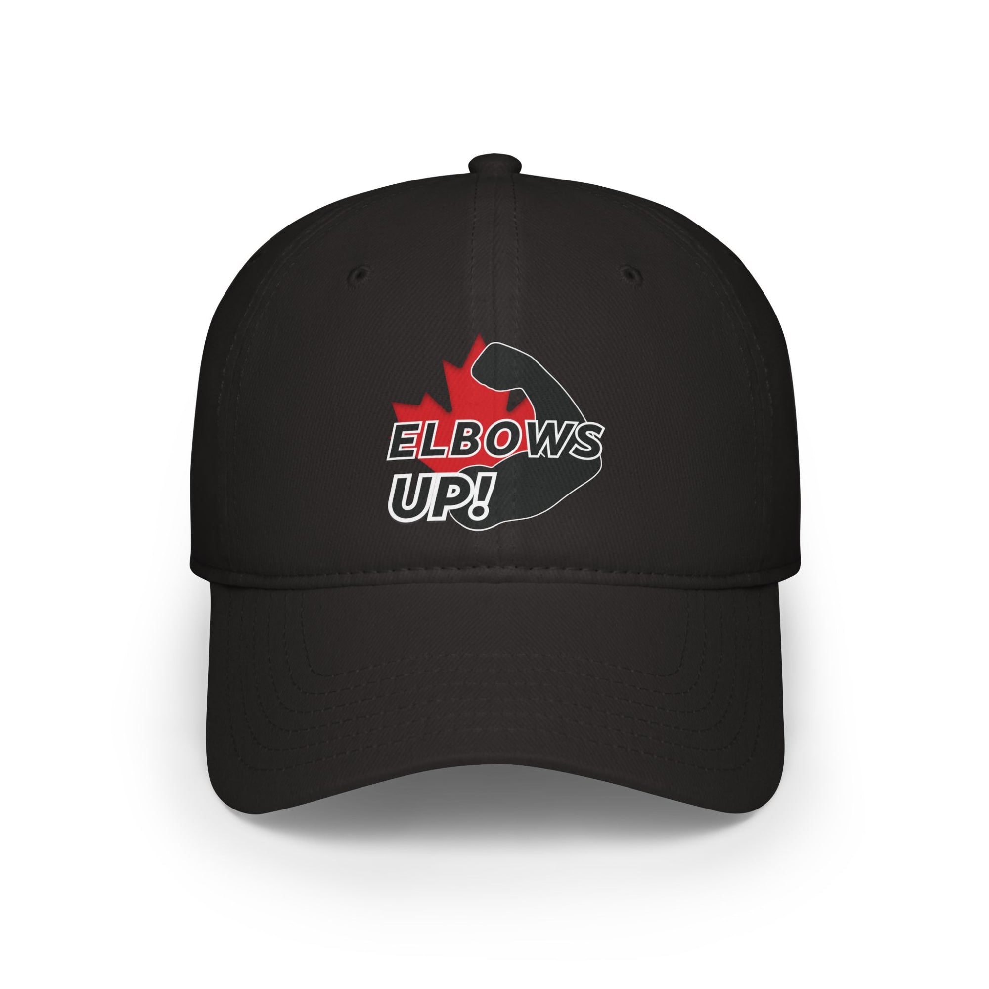 Elbows up! Baseball Cap Black