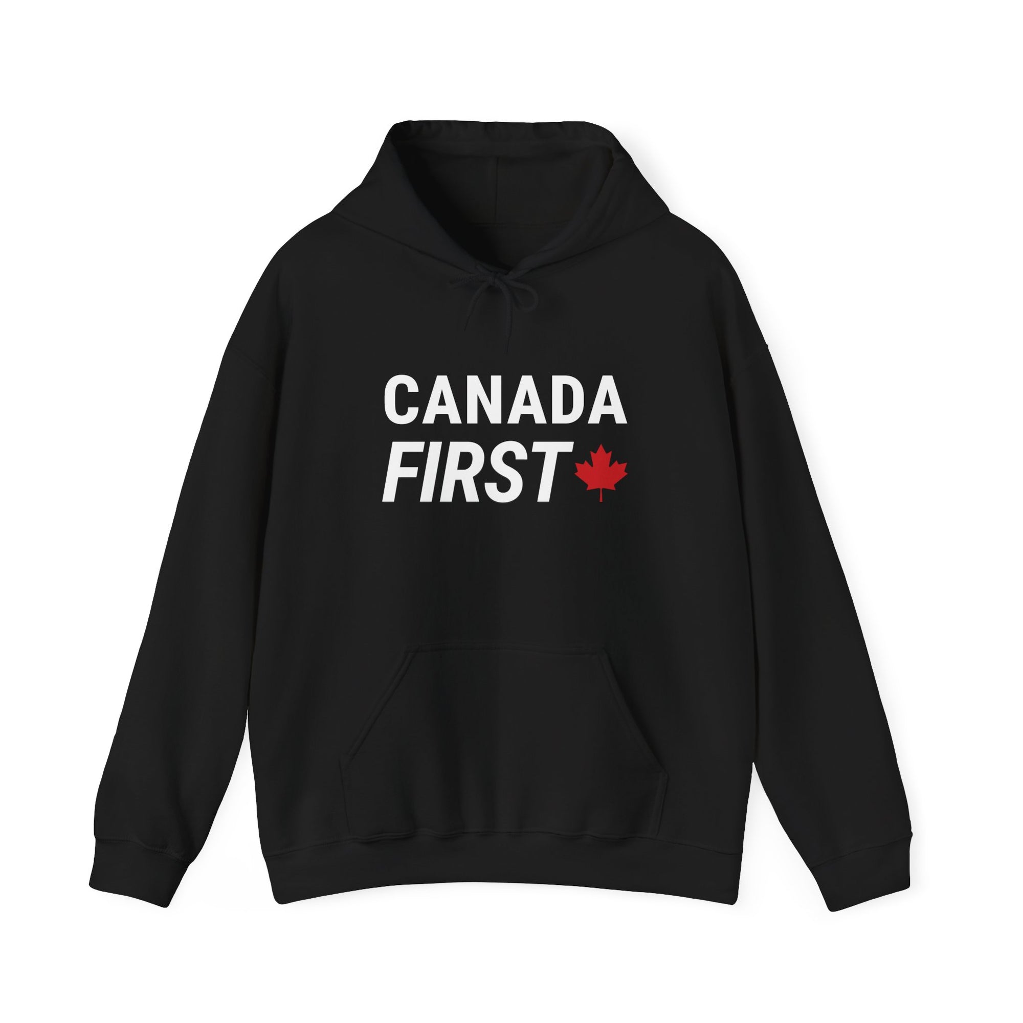 Canada First Hoodie Black