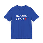 Canada First Maple Leaf Shirt Blue