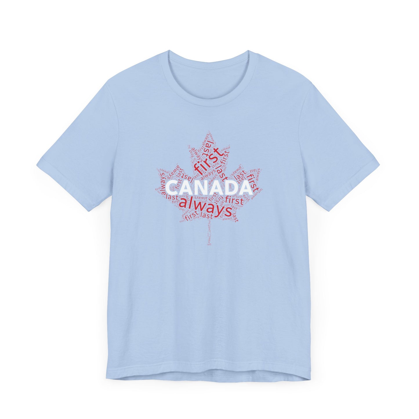 Canada First Shirt Light Blue