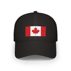 Canada flag hat black