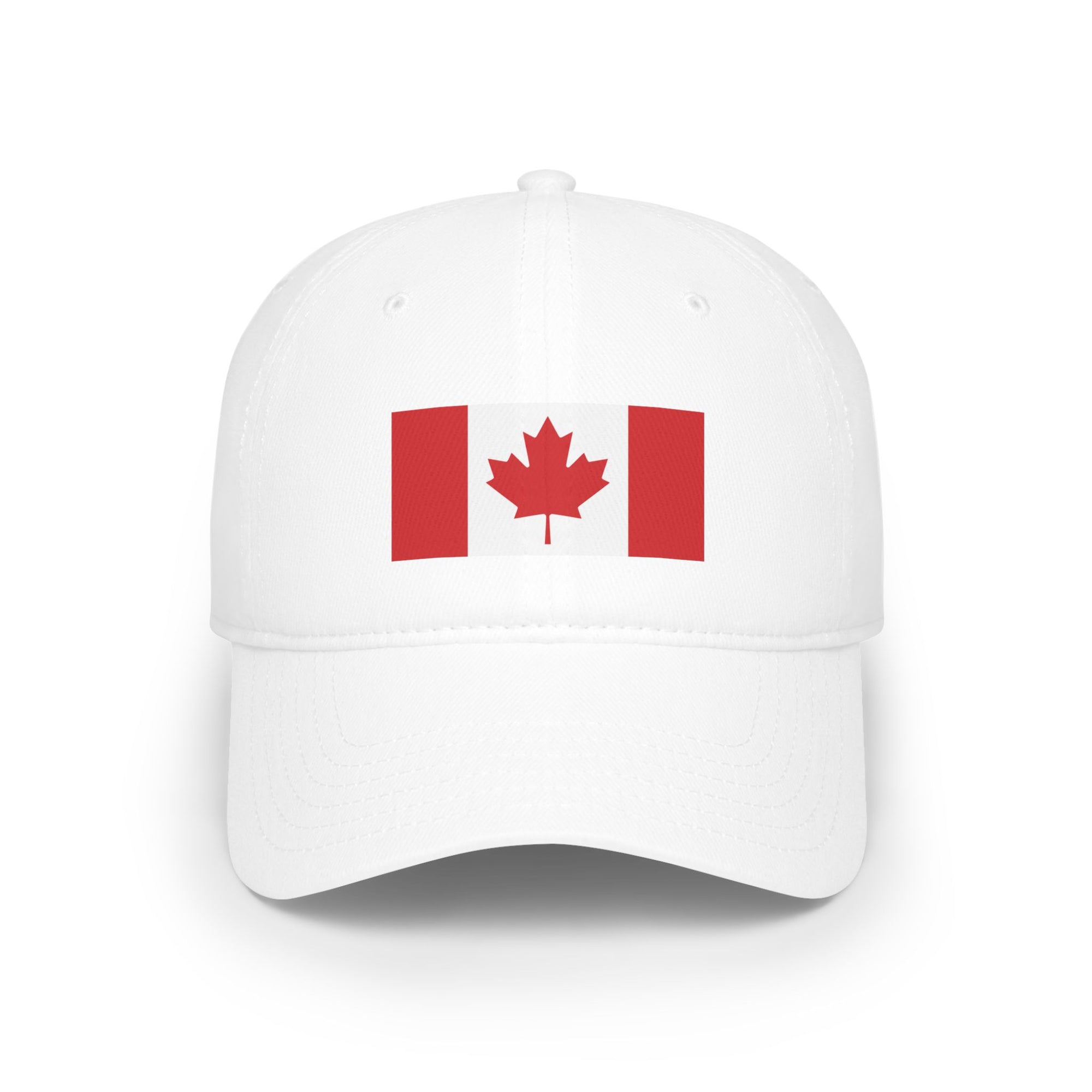Canada flag hat white
