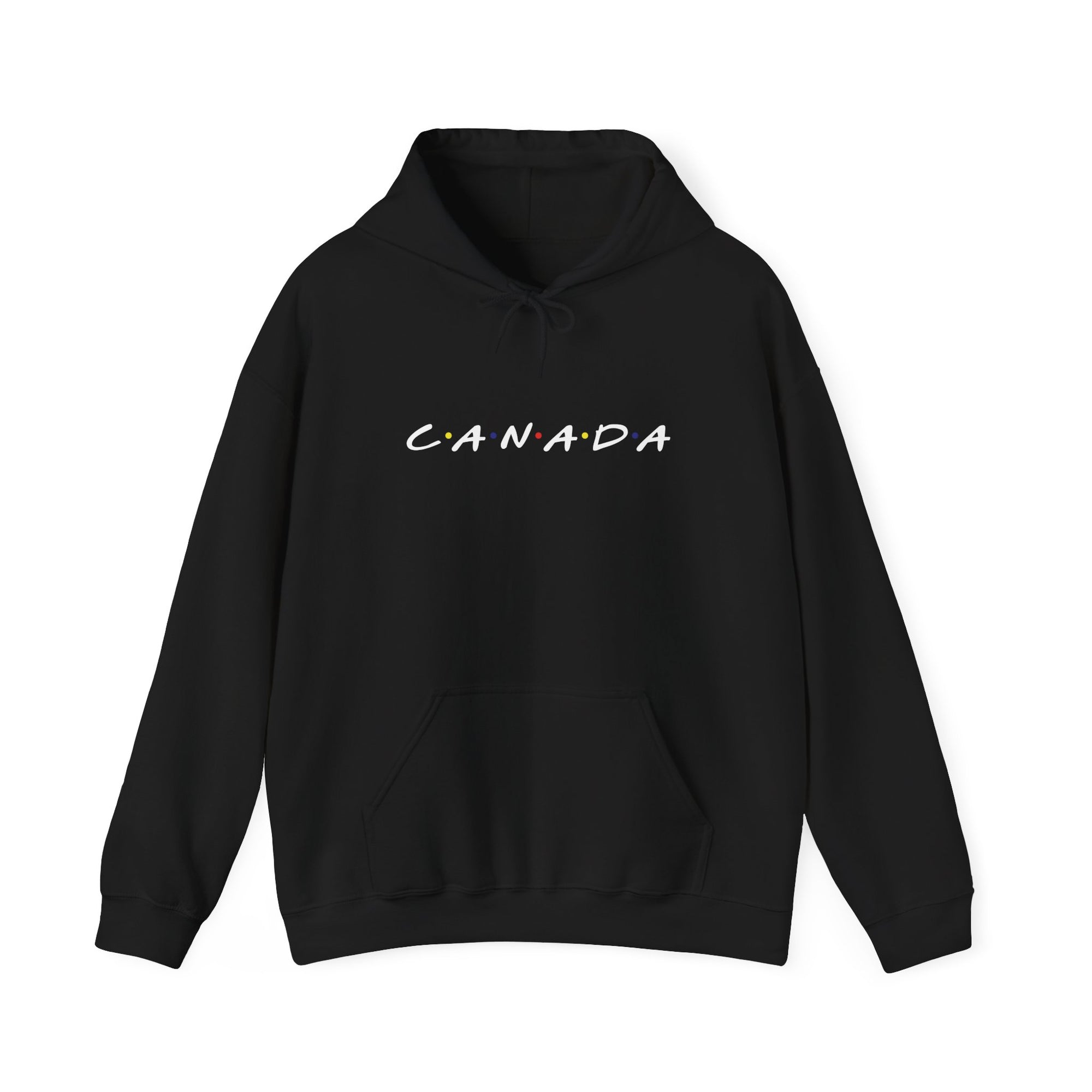 Canada friends theme hoodie black