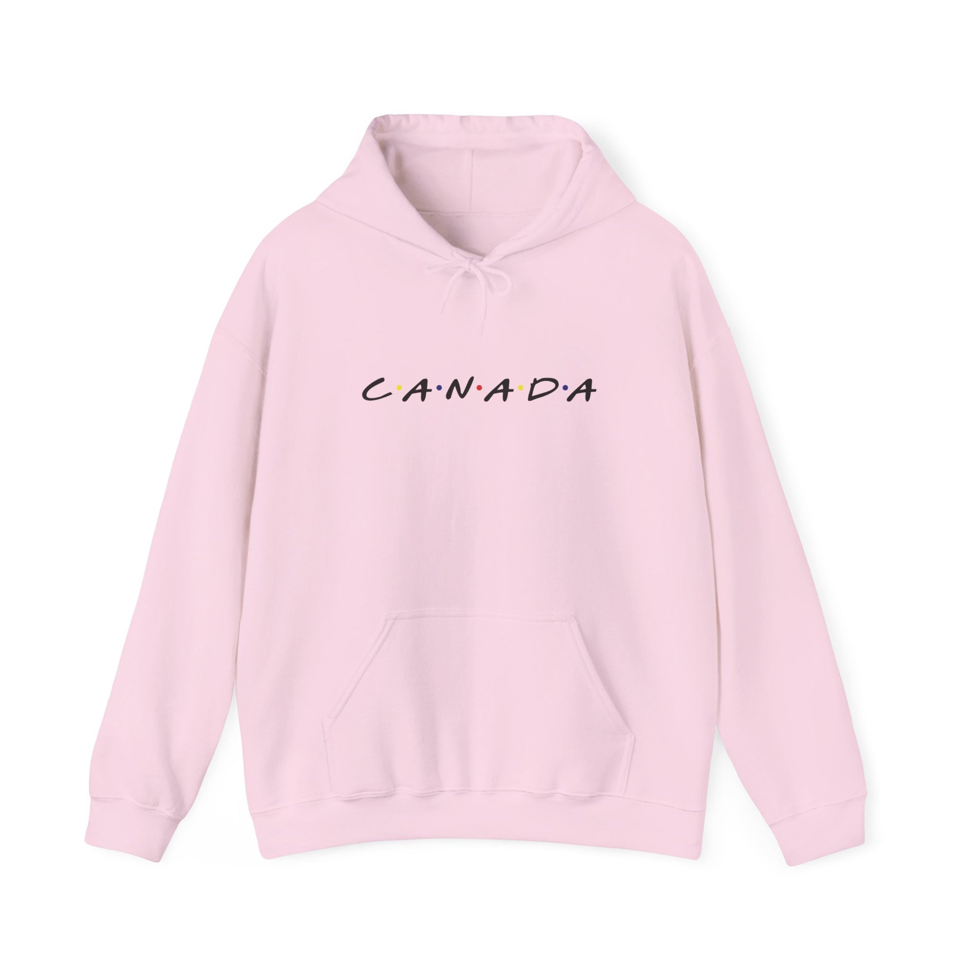 Canada friends theme hoodie pink