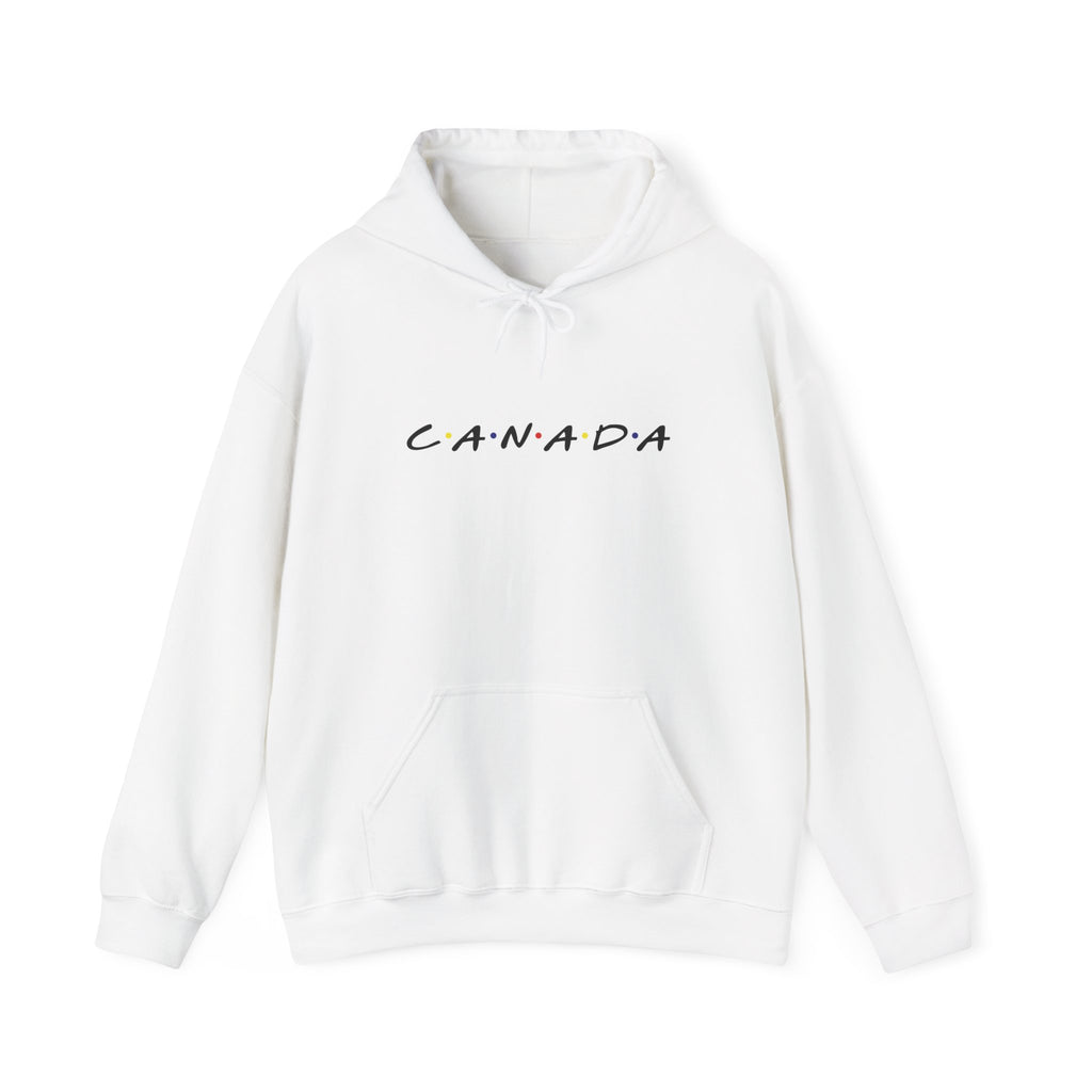 Canada friends theme hoodie white