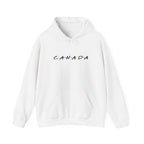Canada friends theme hoodie white