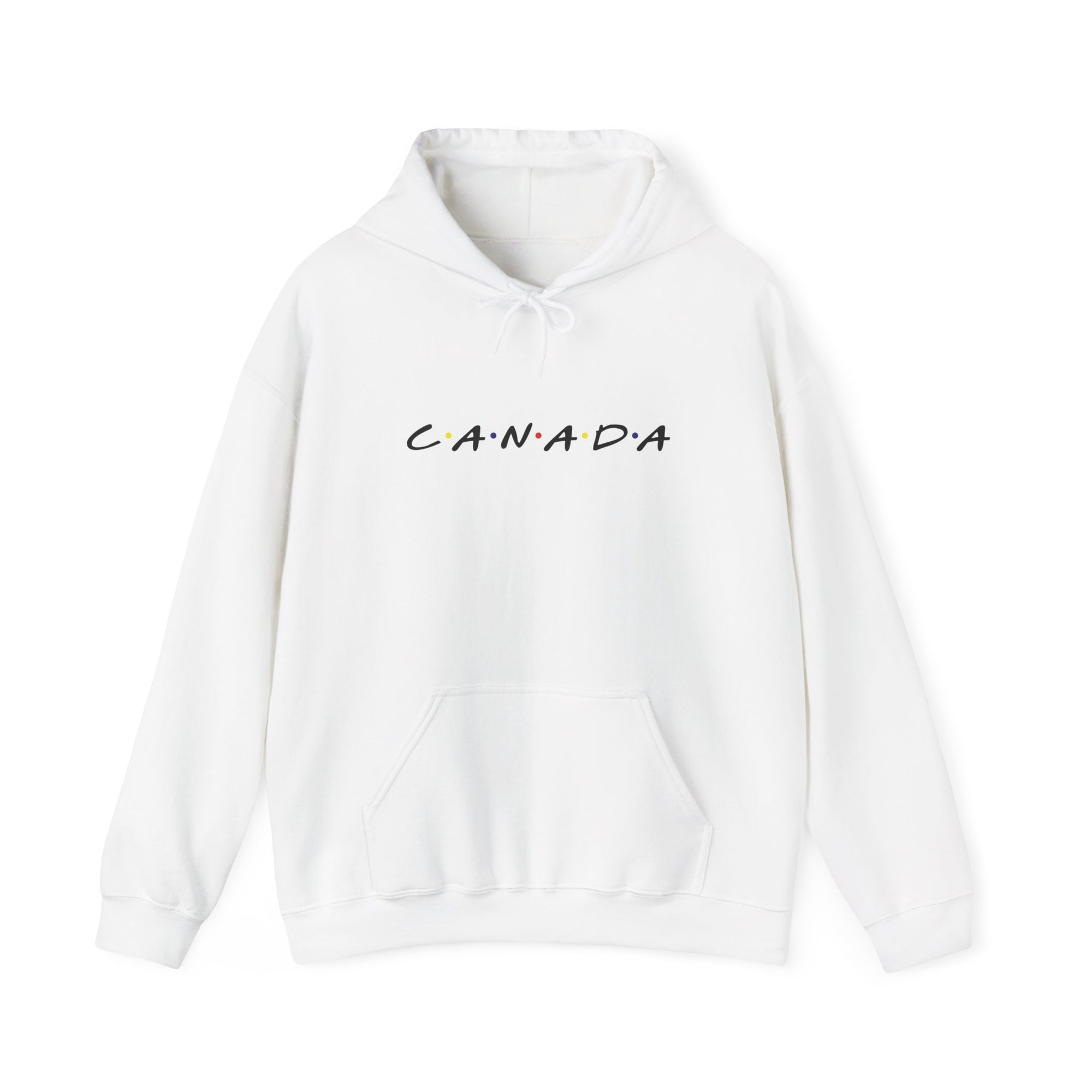 Canada friends theme hoodie white