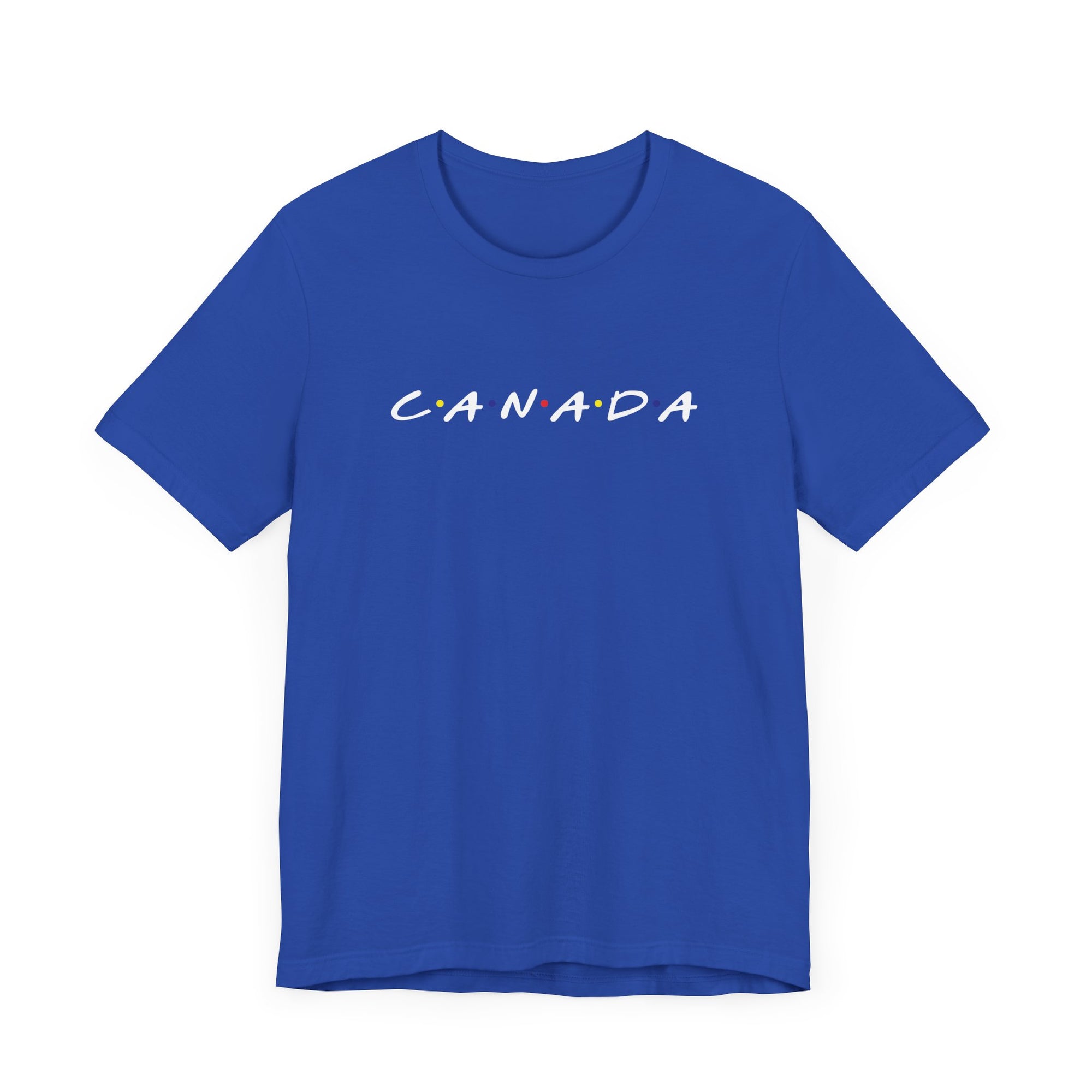 Canada friends theme shirt blue