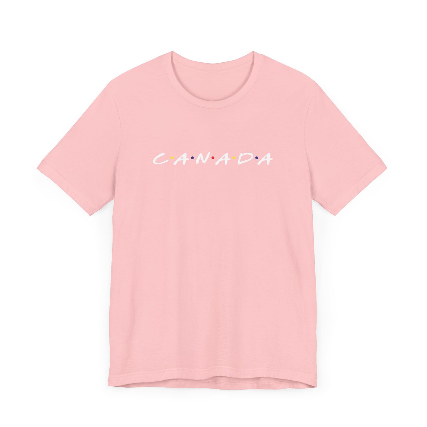 Canada friends theme shirt pink