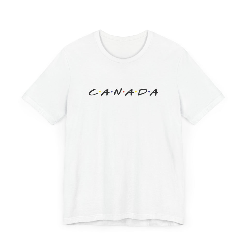 Canada friends theme shirt white