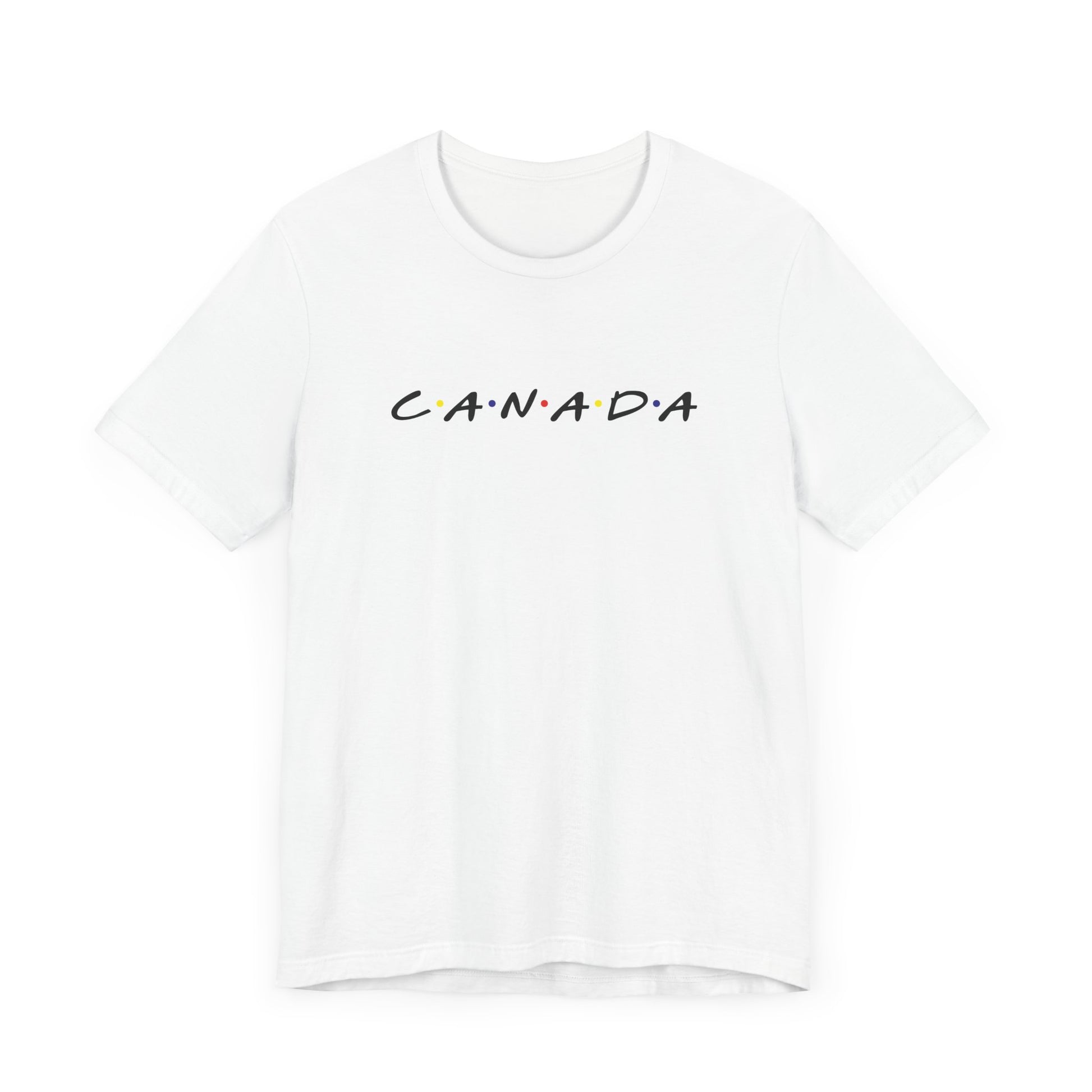 Canada friends theme shirt white