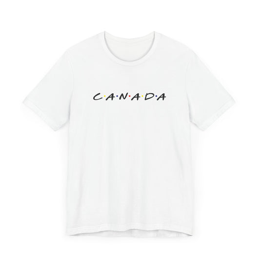 Canada friends theme shirt white