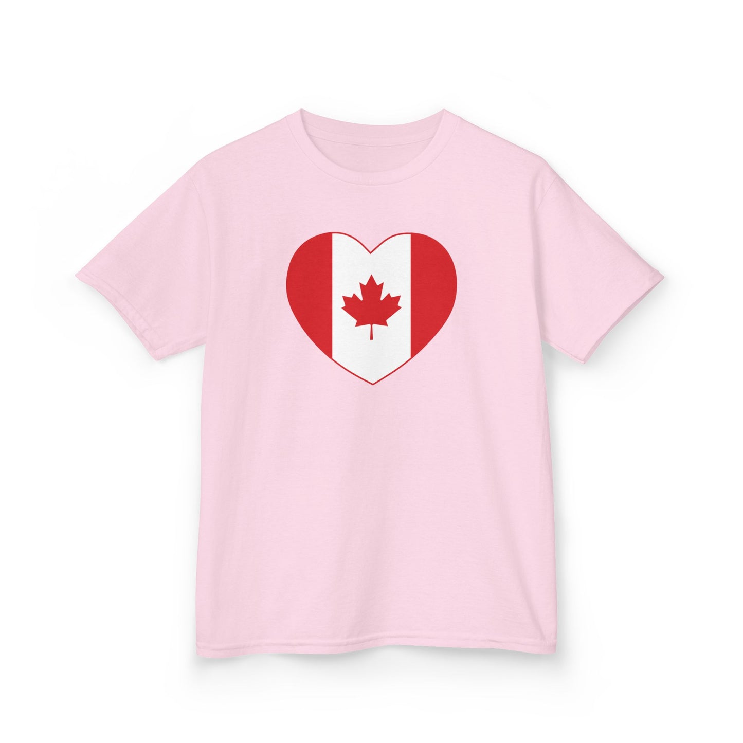 Canada Heart Kid Shirt Pink