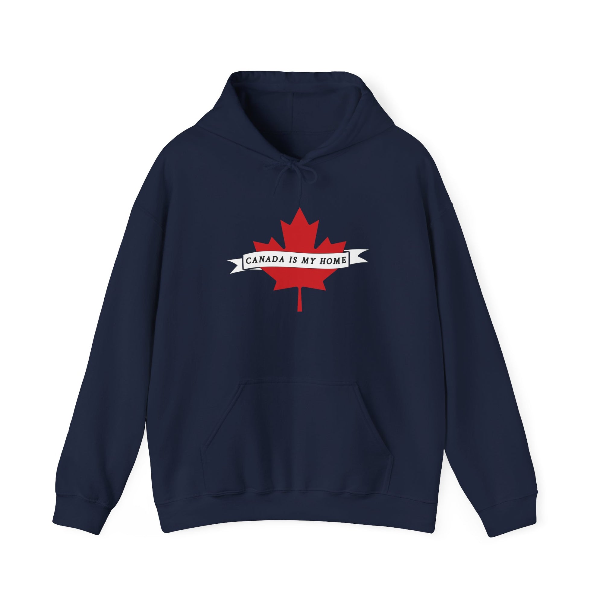 Canada is my home hoodie navy