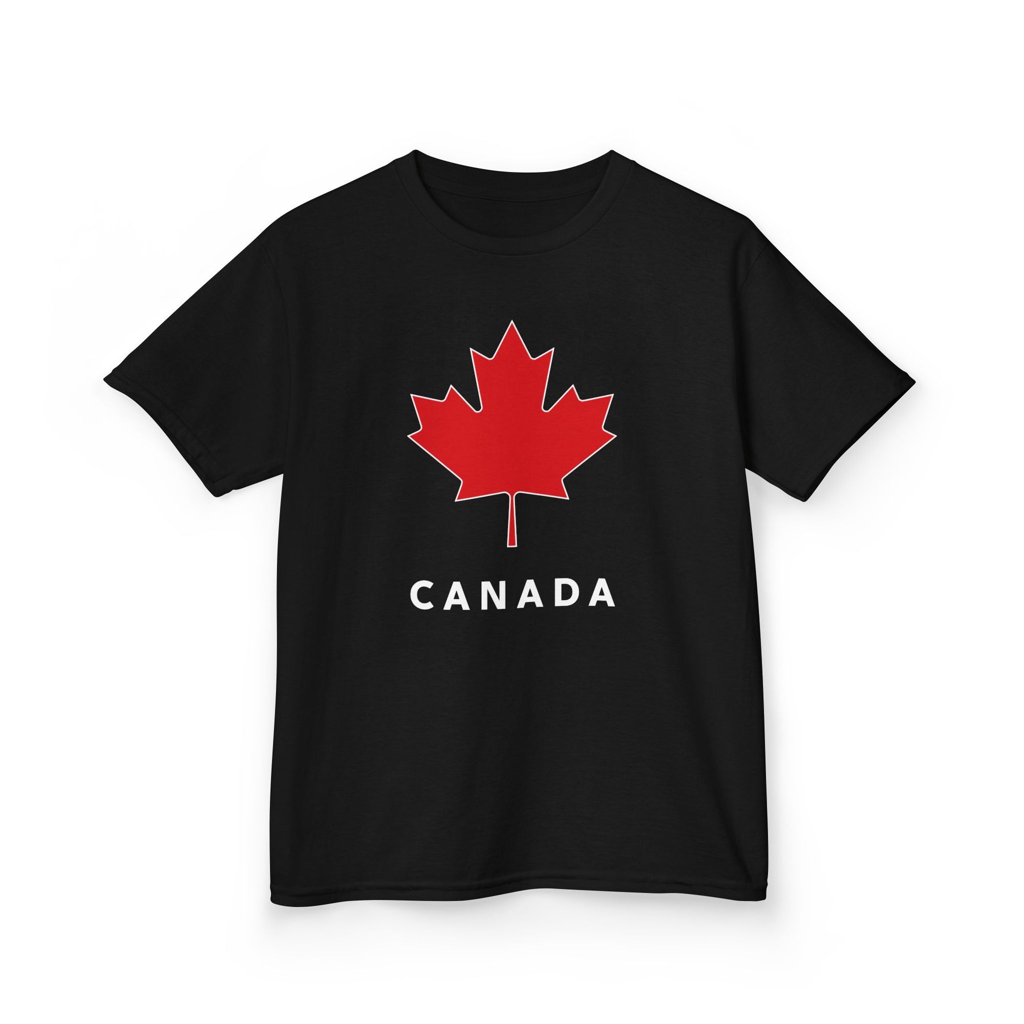 Canada Maple Leaf Kid Shirt Black