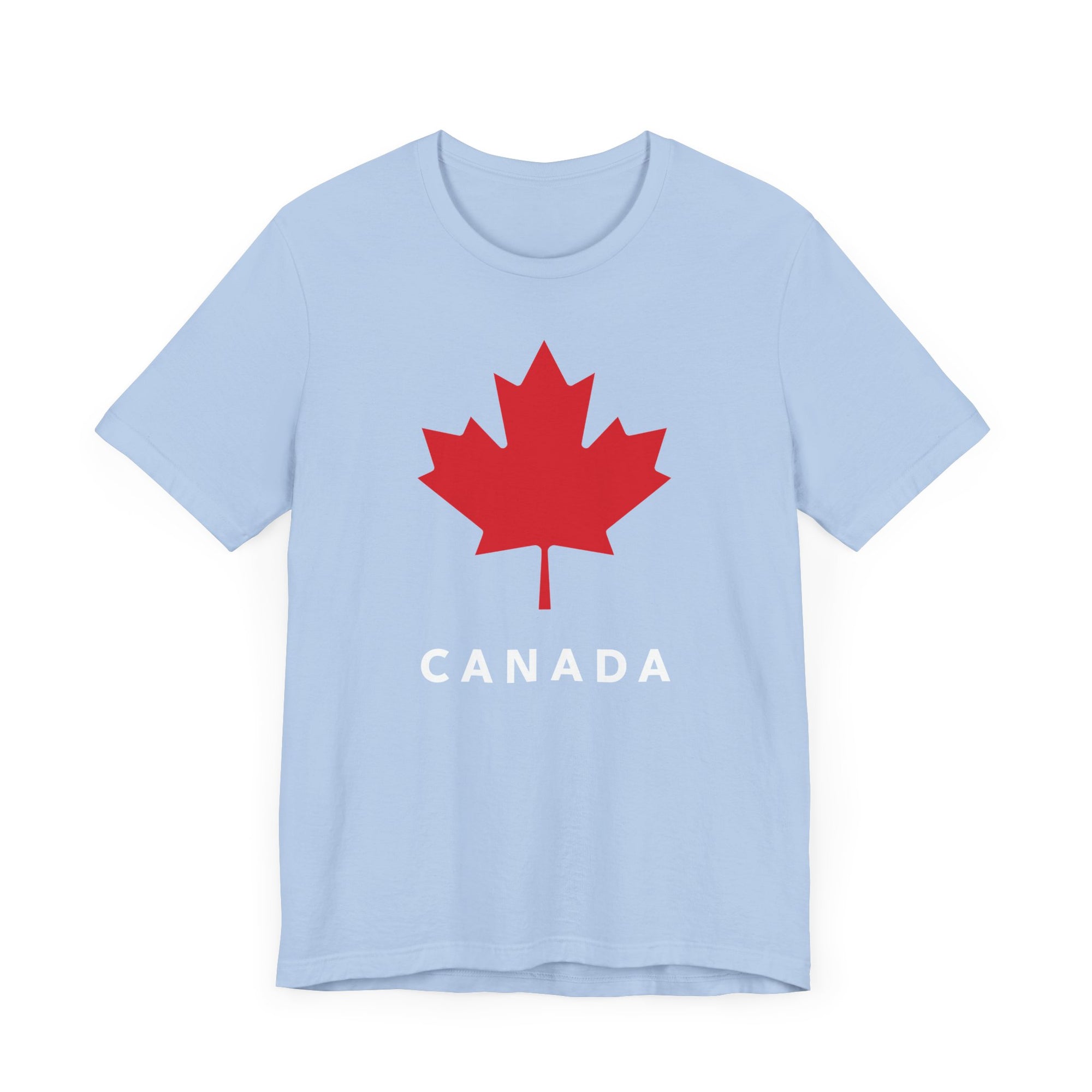 Canada Maple Leaf Shirt Light Blue