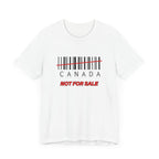 Canada Not For Sale Barcode Shirt White
