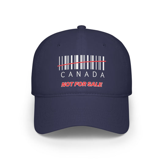 Canada not for sale baseball cap Navy