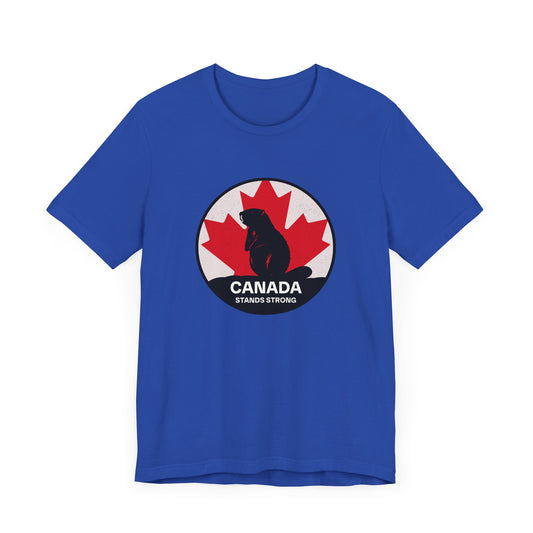 Canada Stands Strong Beaver Shirt Blue