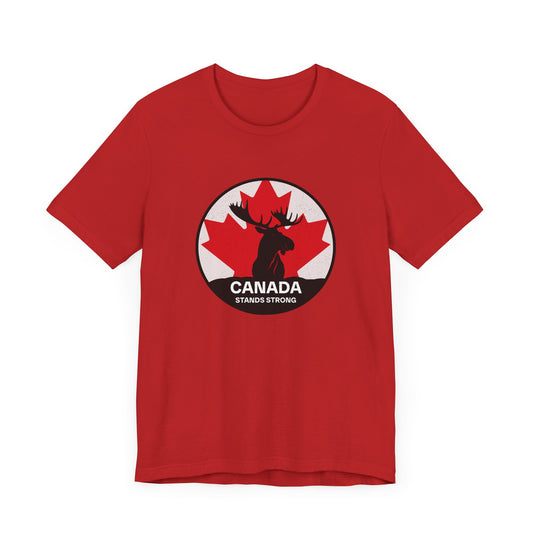 Canada Stands Strong Moose Shirt Red