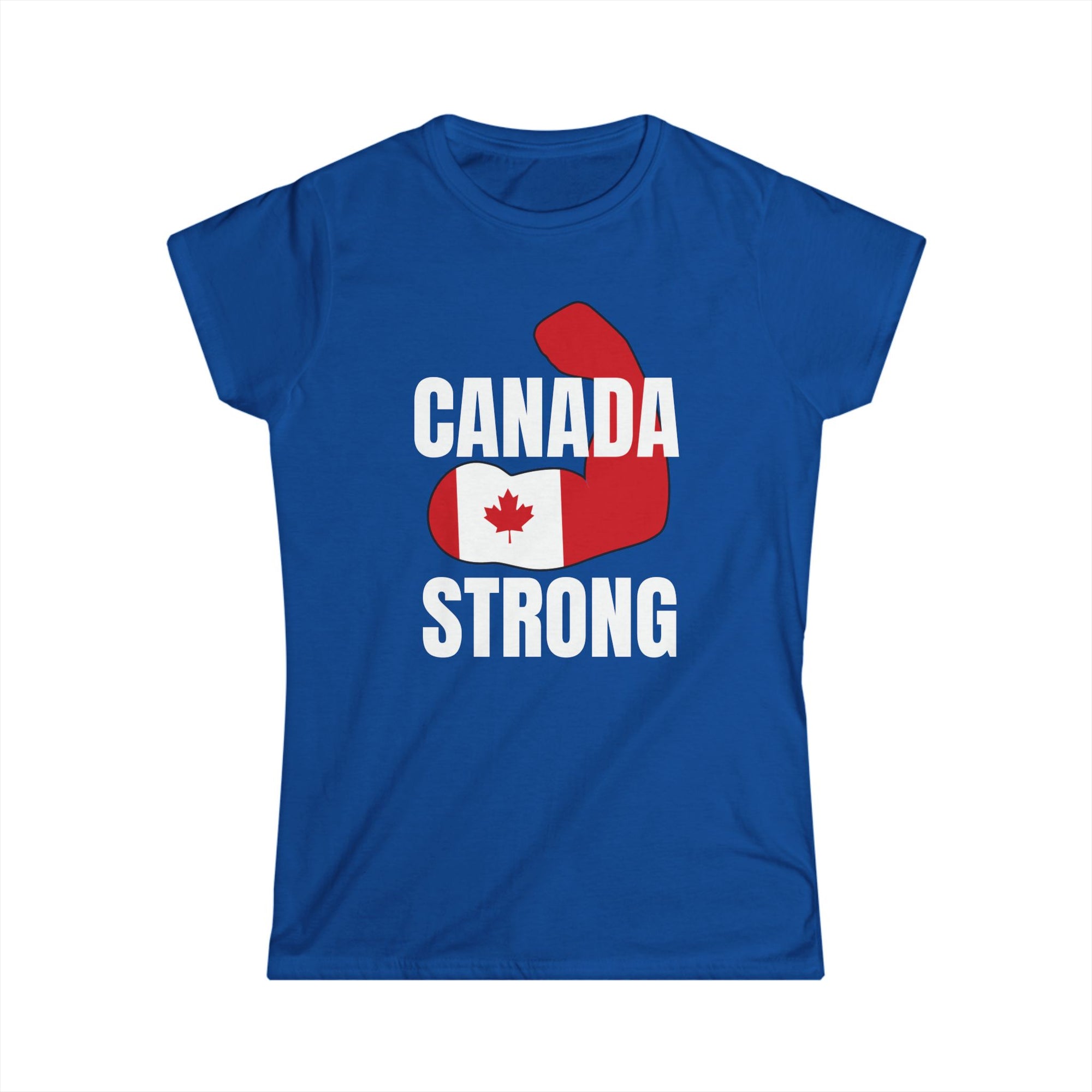 Canada Strong Women Shirt Blue