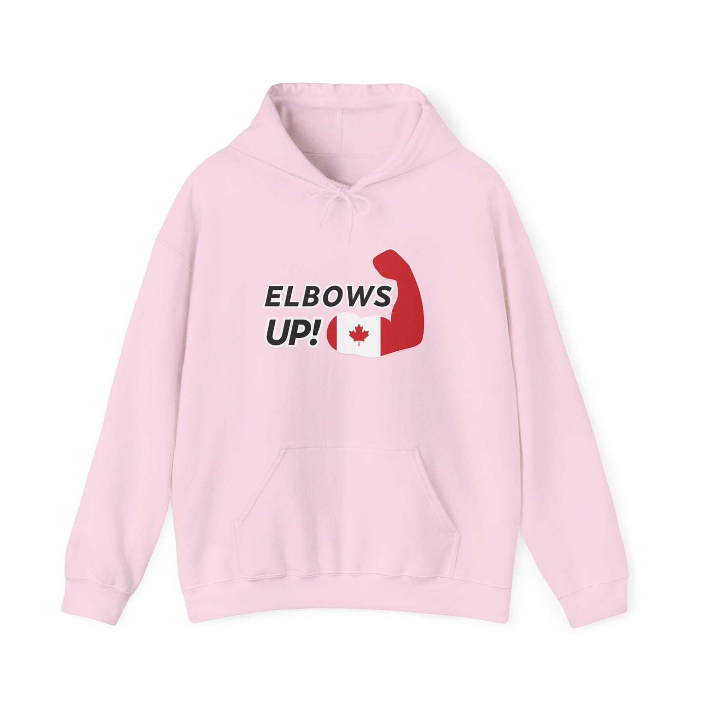 Canada Elbows up! Hoodie Pink