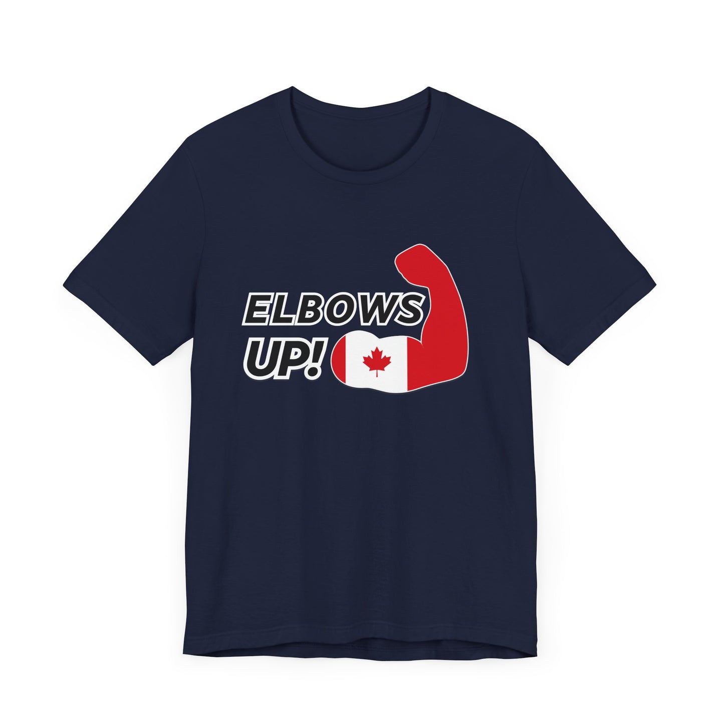 Canada Elbows up! T-Shirt Navy