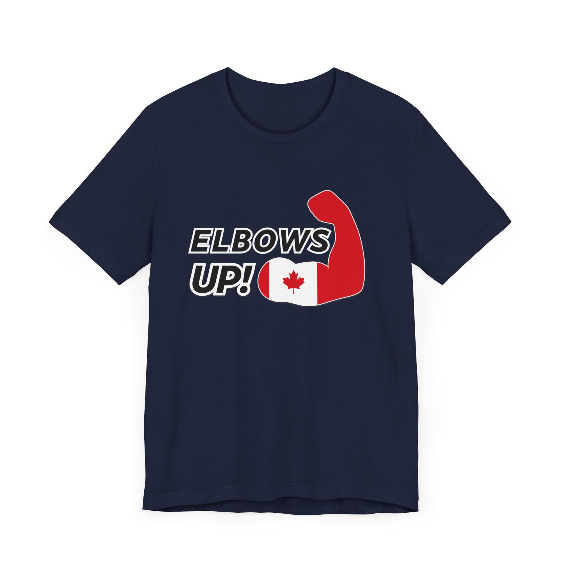 Canada Elbows up! T-Shirt Navy