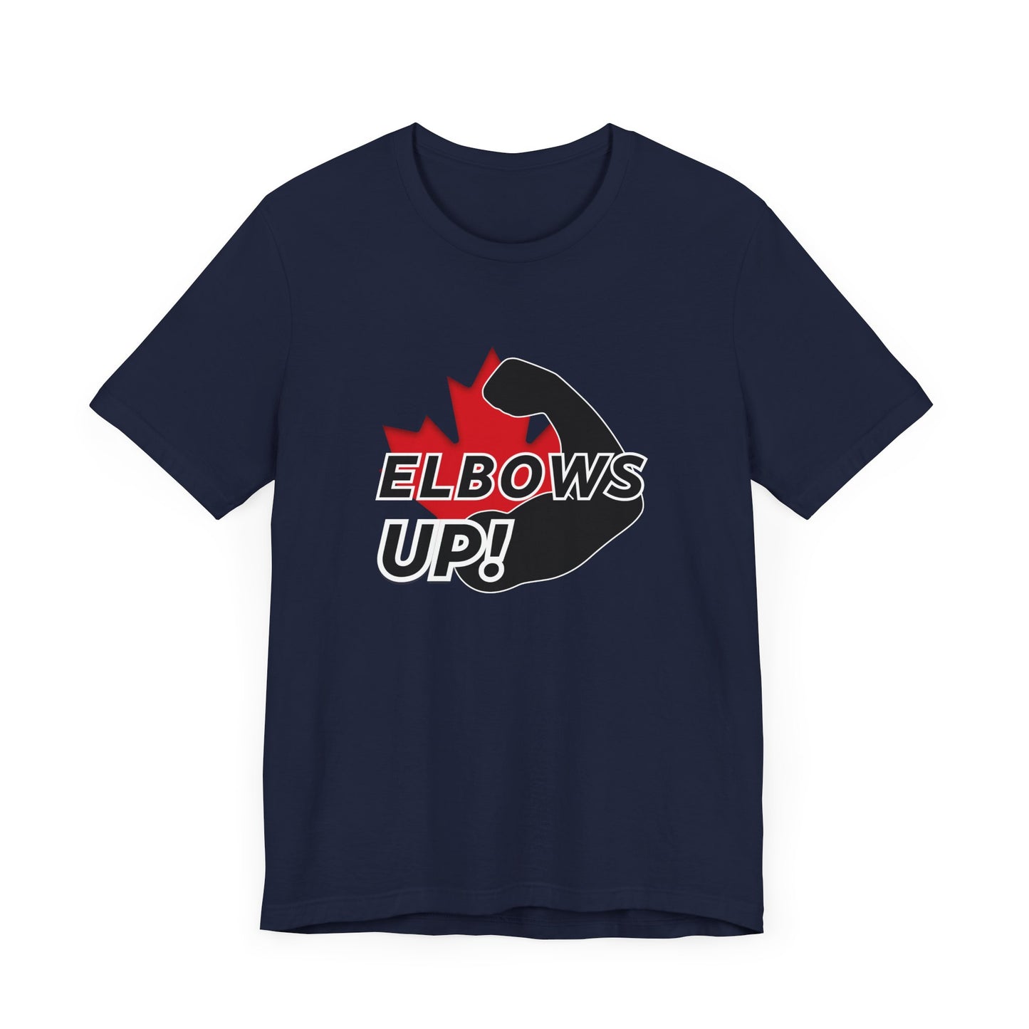 Canada Elbows up! T-Shirt Navy