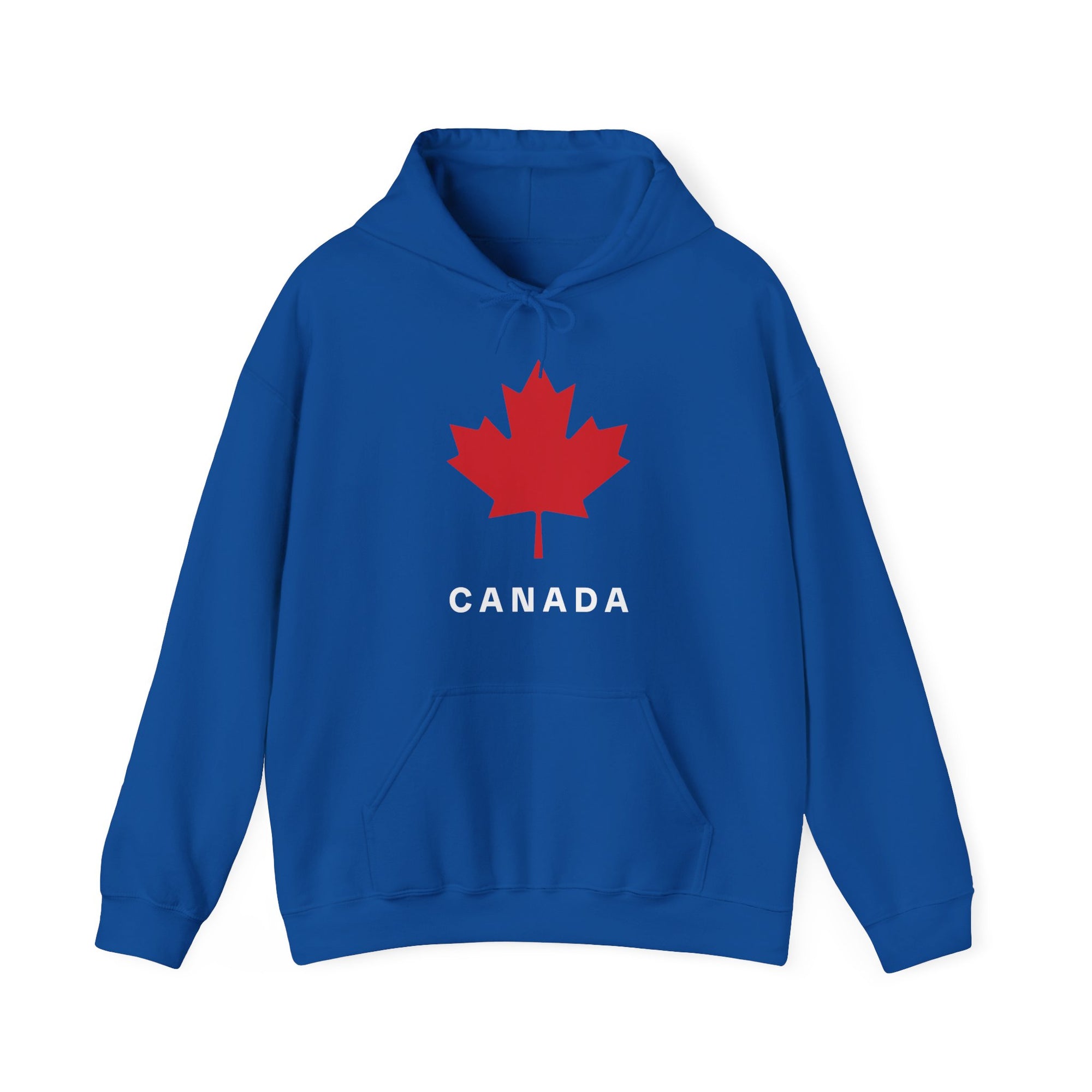 Canada Maple Leaf Hoodie Blue