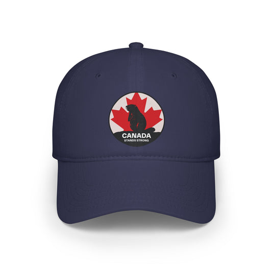 Canada Stands Strong Beaver Baseball Cap Navy