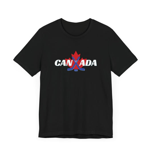 Canadian Hockey Stick Maple Leaf Black
