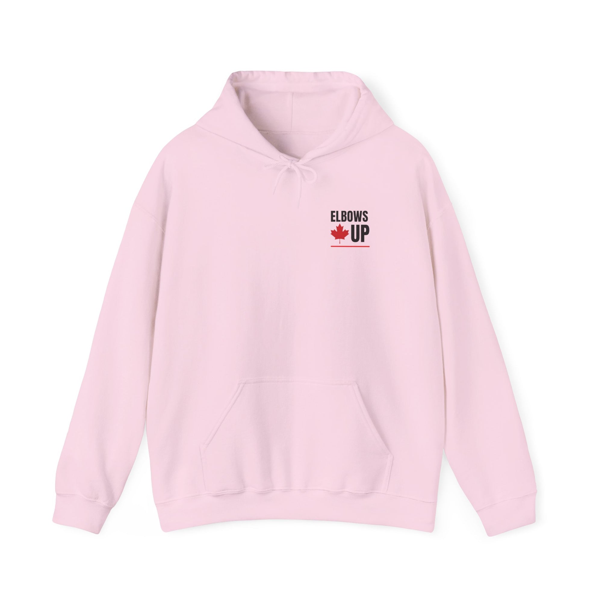 Elbows Up Bade Hoodie Pink