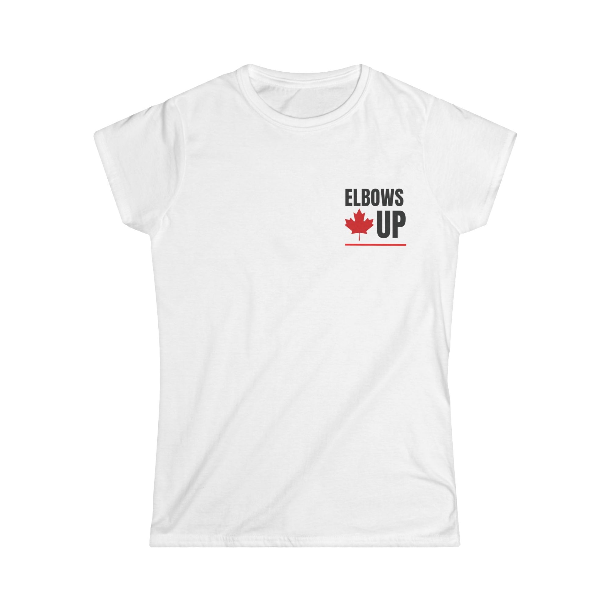 Elboes Up Badge Women Shirt White