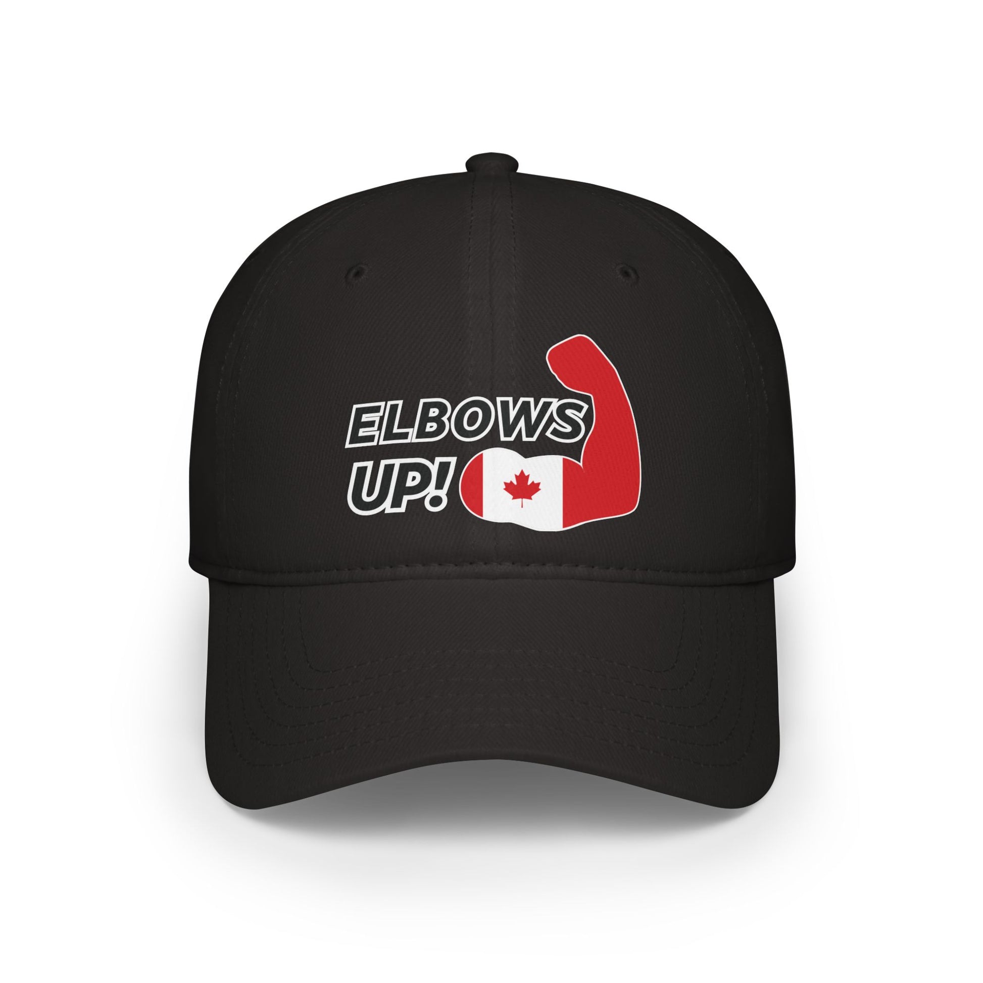 Elbows Up Canadian Power Cap Black