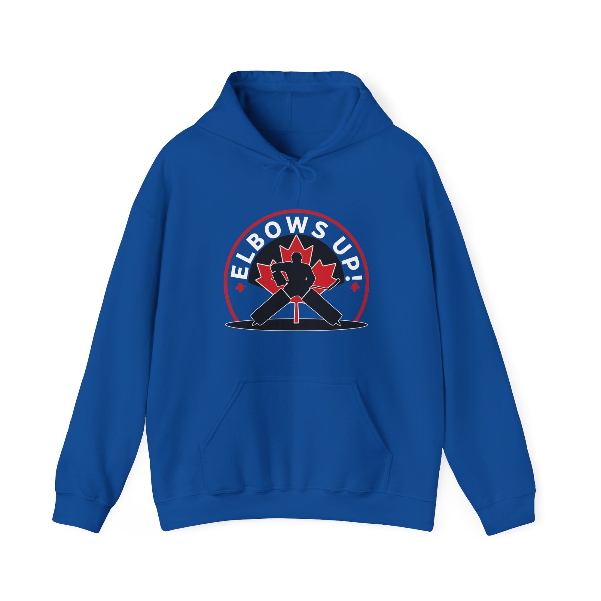 Elbows Up Hoodie Blue