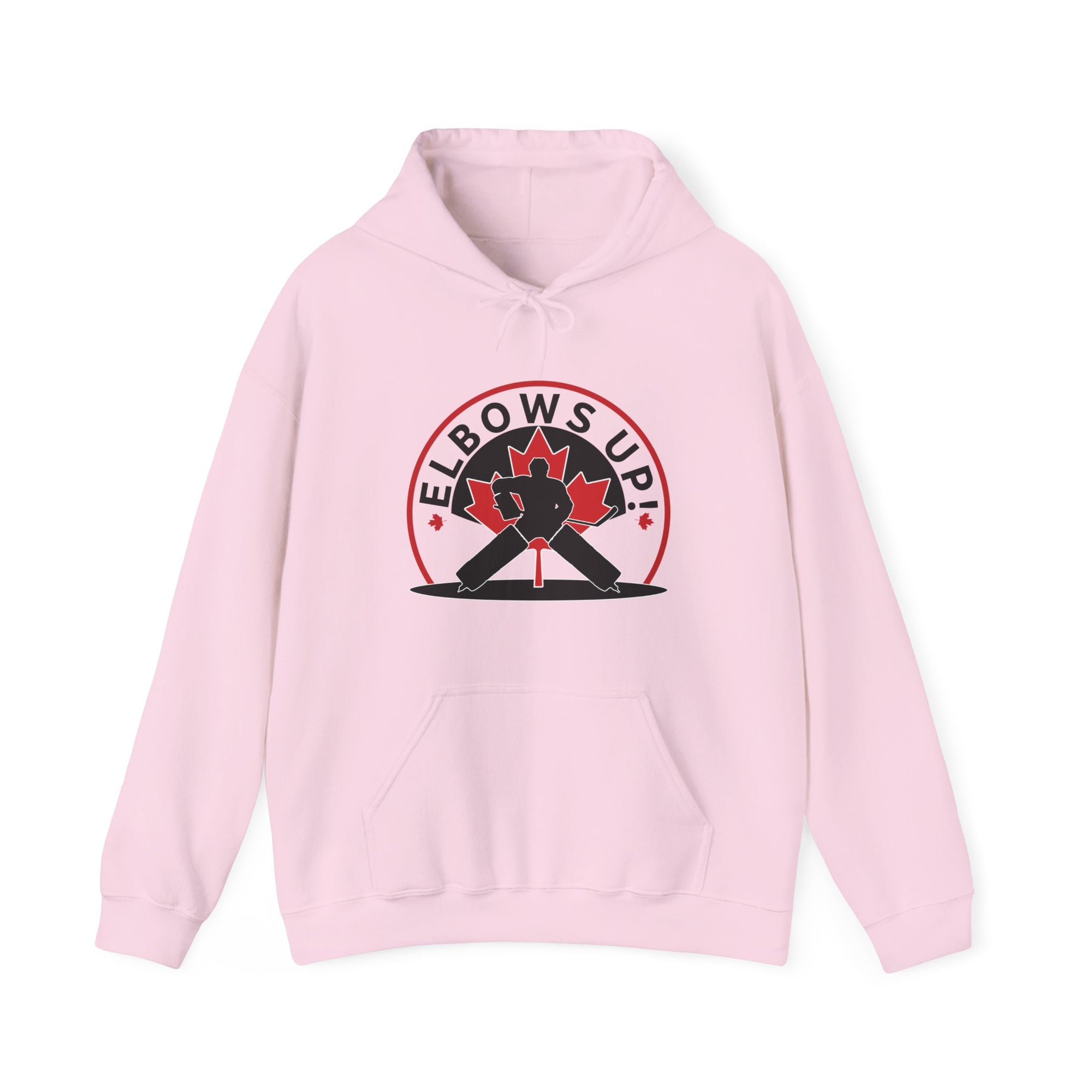 Elbows Up Hoodie Pink
