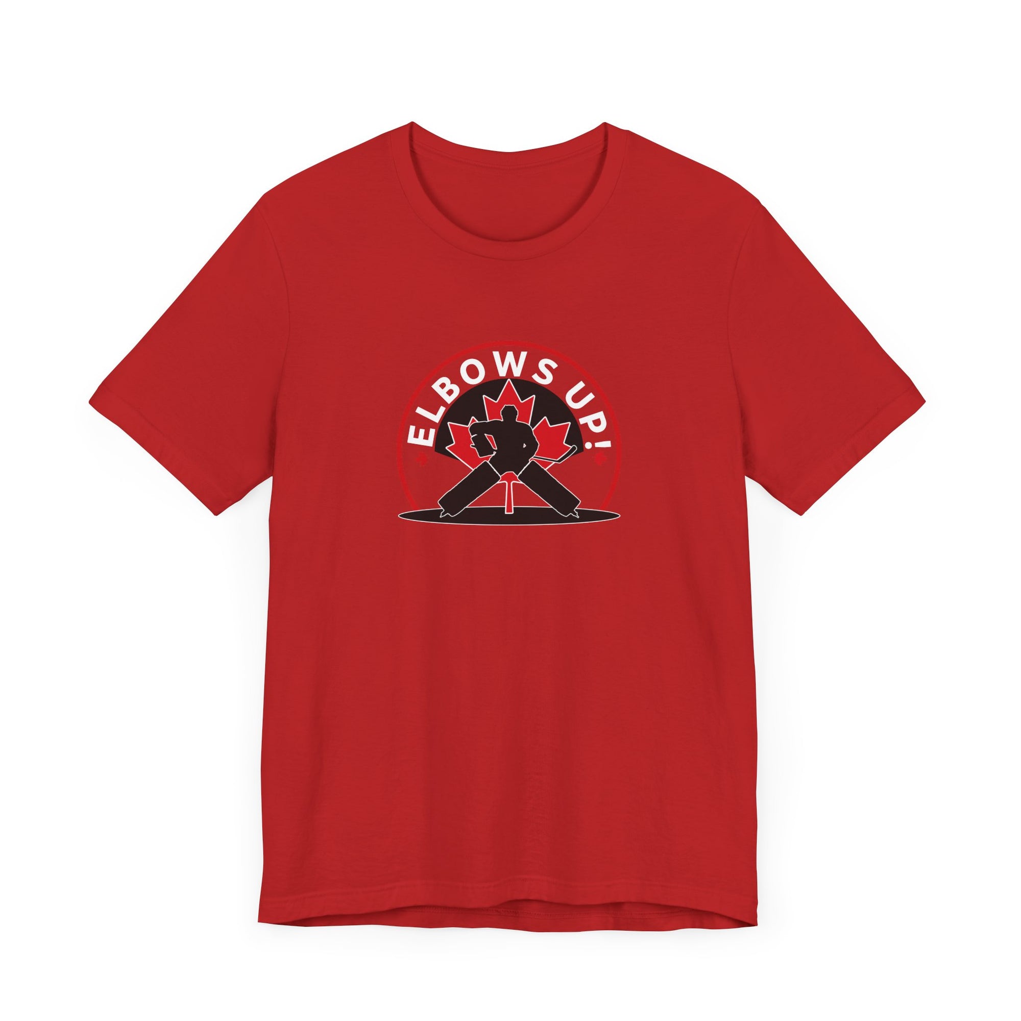 Elbows Up Hockey Shirt Red