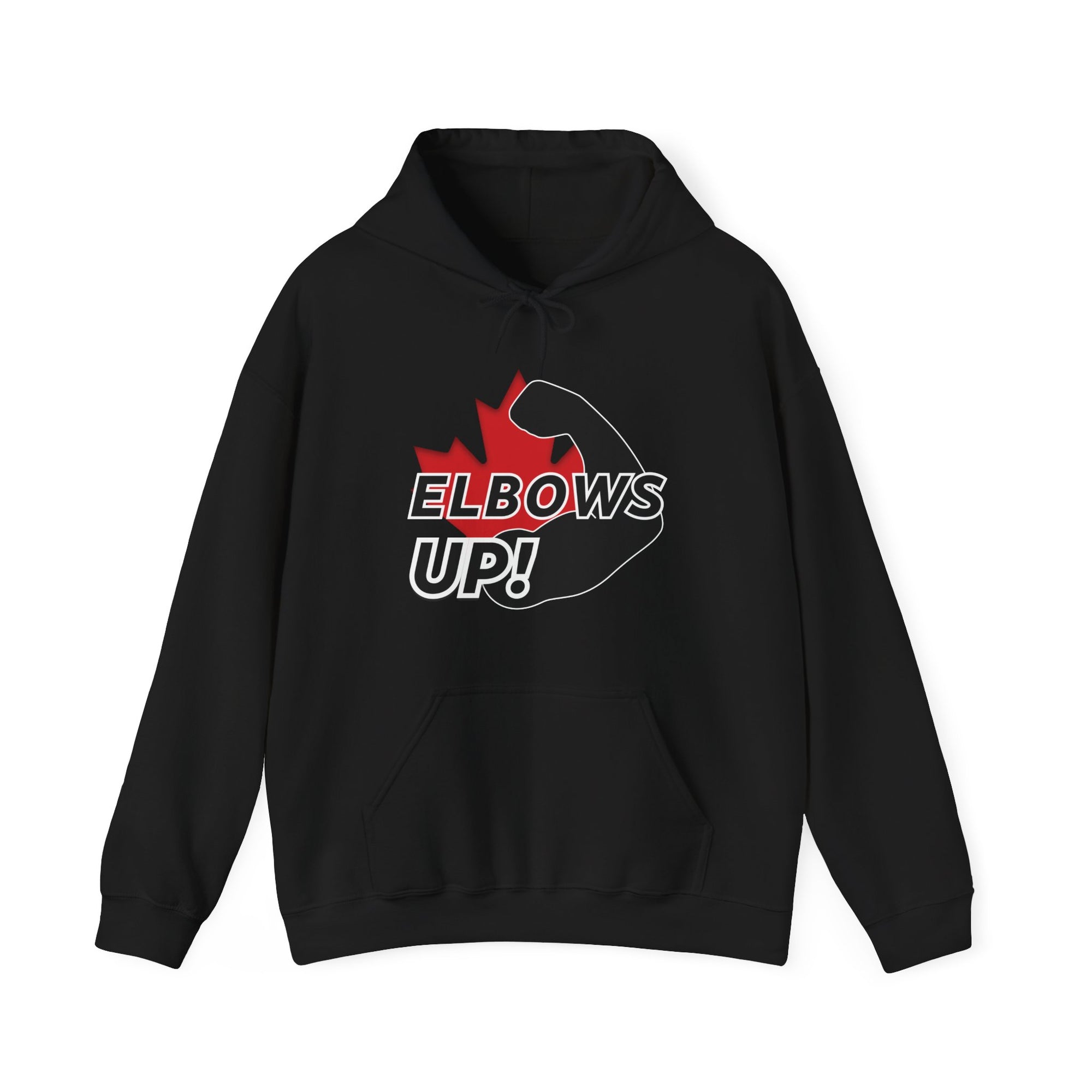 Elbows up! Hoodie Black