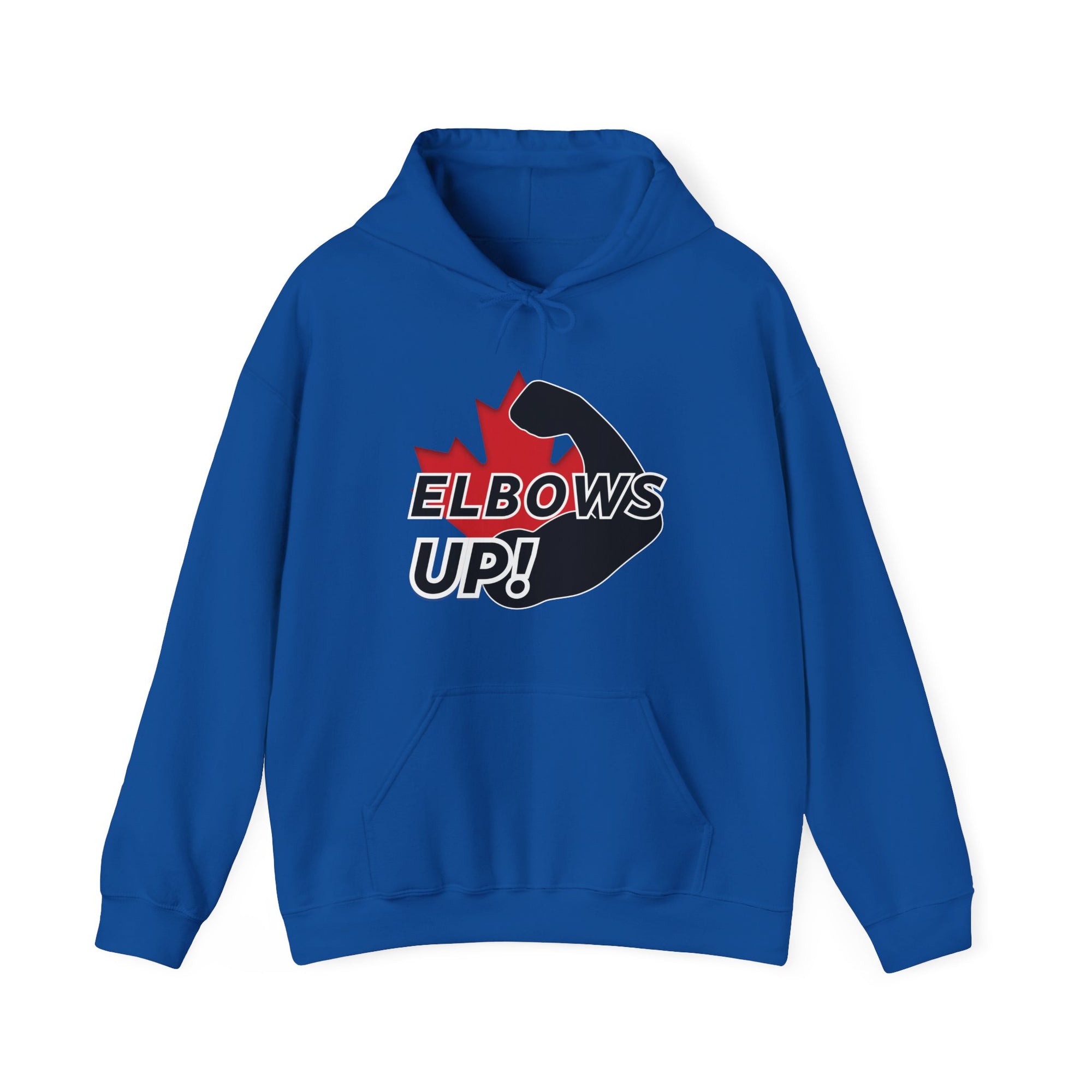 Elbows up! Hoodie Blue
