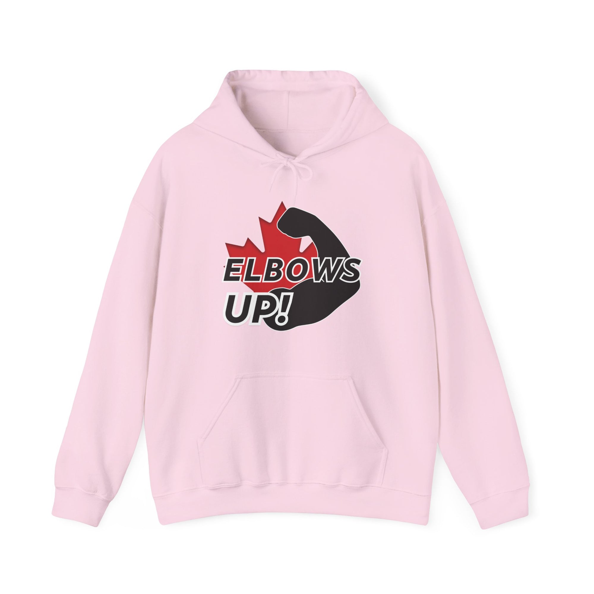 Elbows up! Hoodie Pink