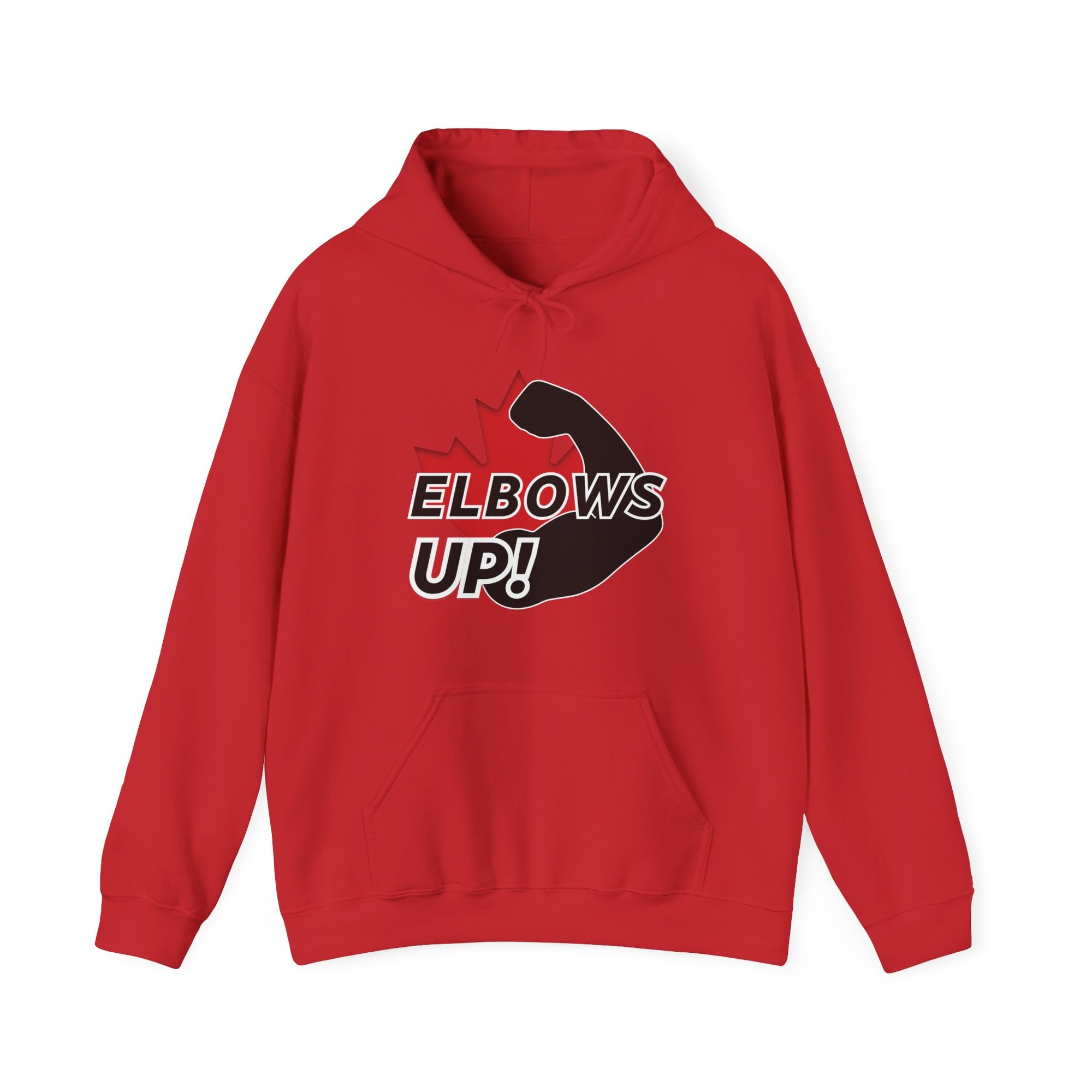 Elbows up! Hoodie Red