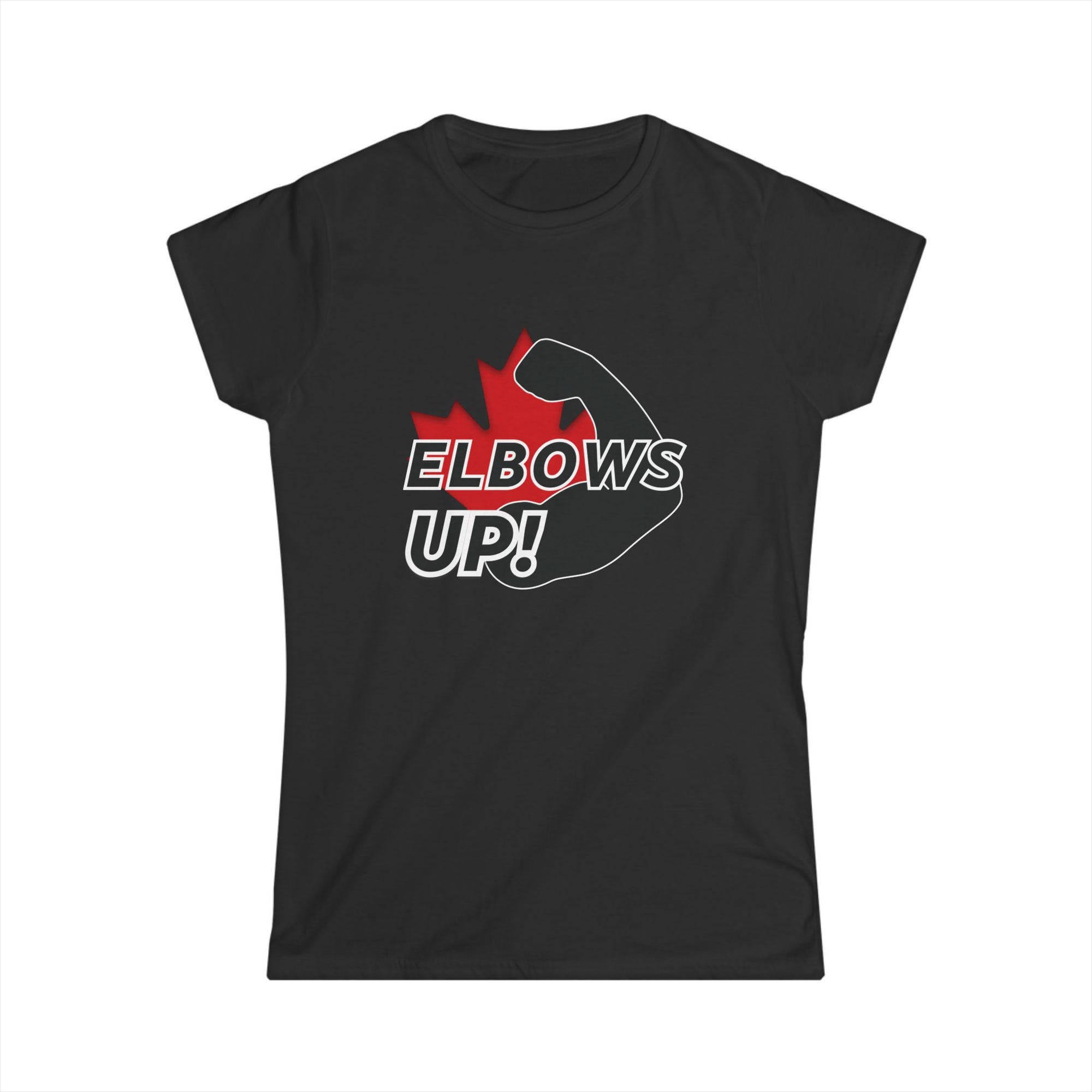 Elbows Up Women shirt Black