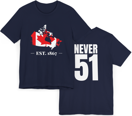Established 1867 Never 51 Shirt Navy