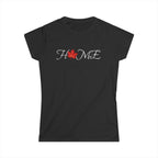 home elegant maple leaf women's shirt black